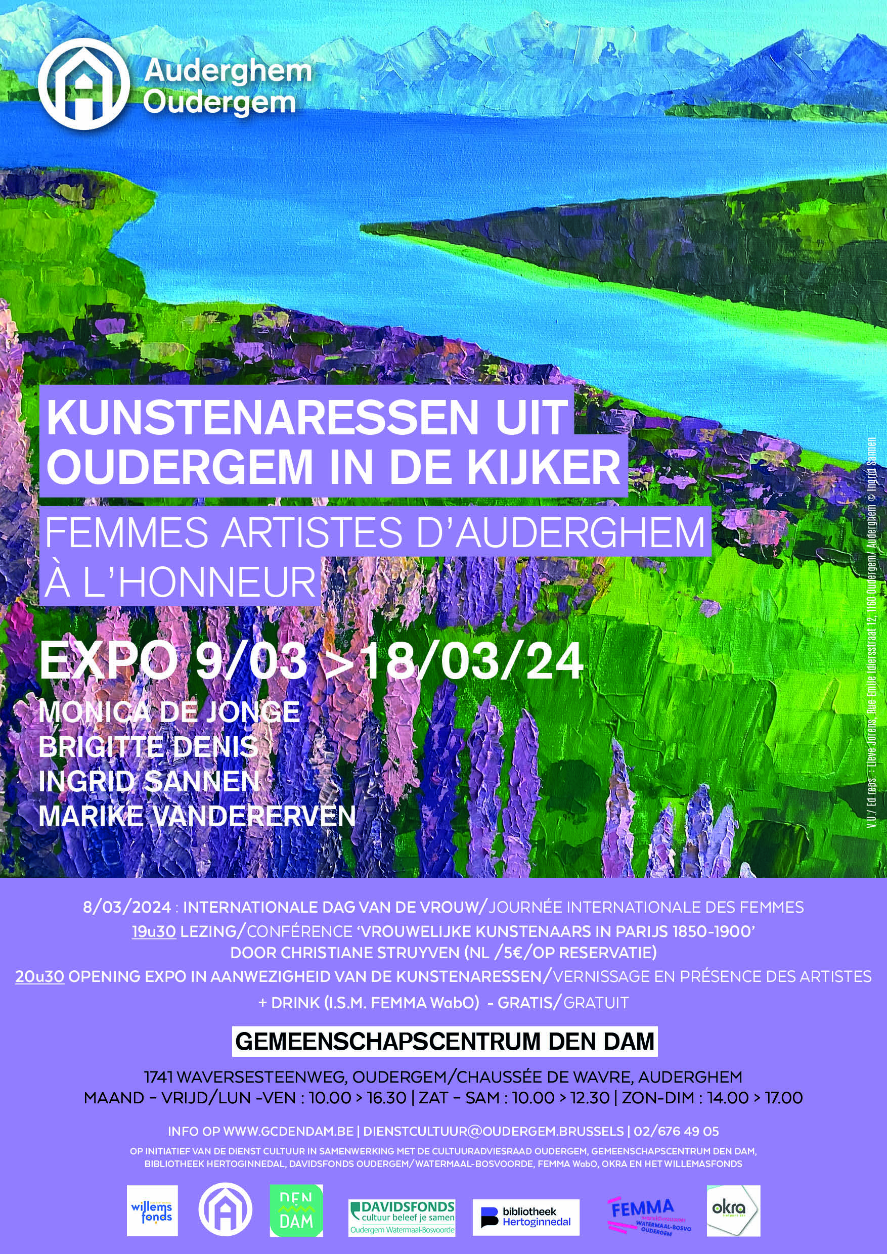 Exposition : Les femmes artistes d’Auderghem à l’honneur