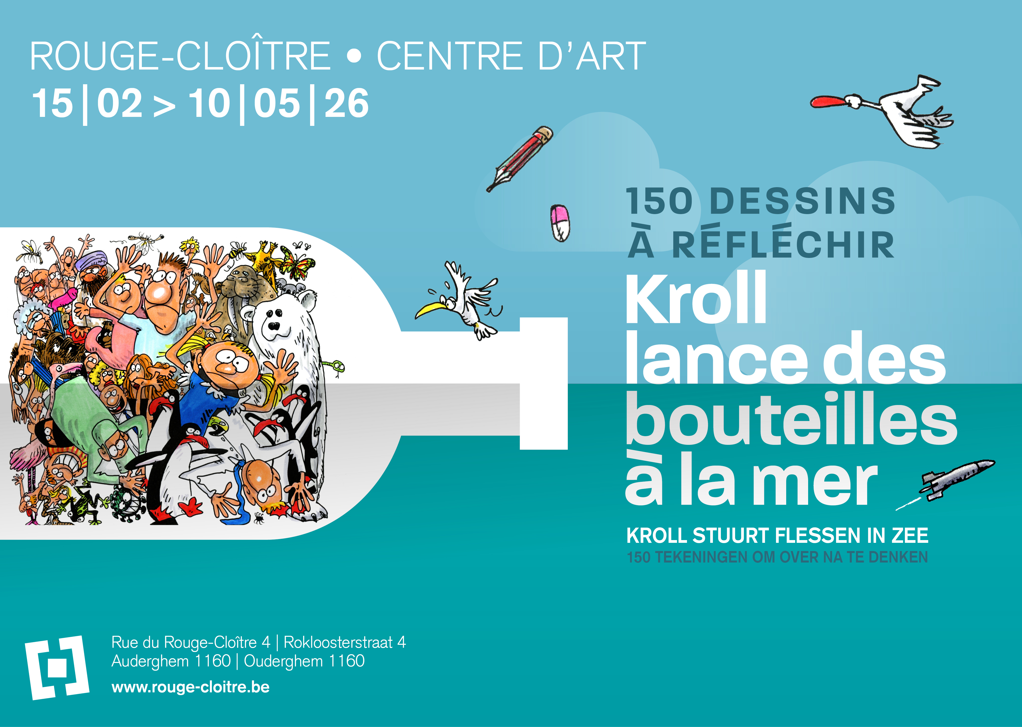  Exposition : Kroll lance des bouteilles à la mer