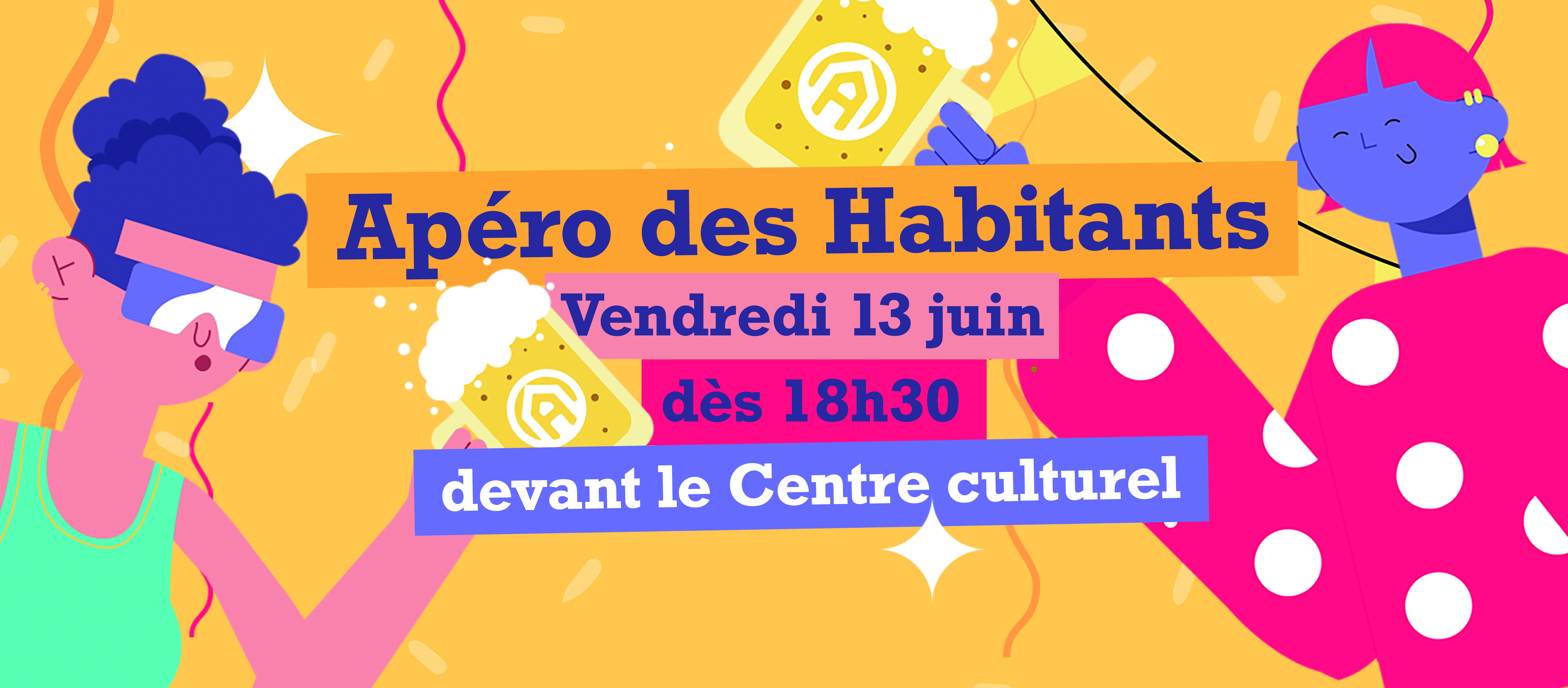 Illustration "Apéro des habitants"