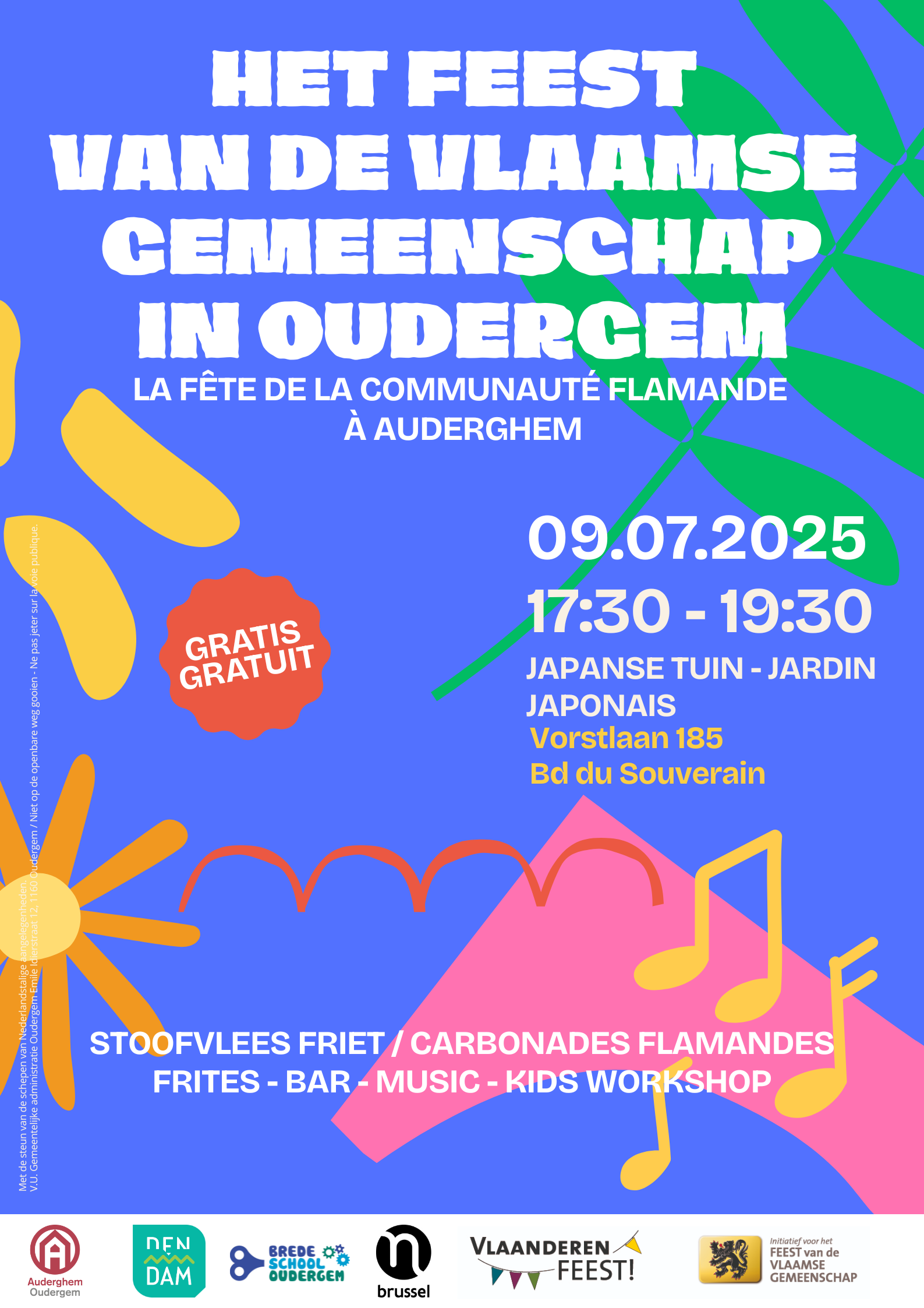Affiche "Fête de la Communauté flamande"