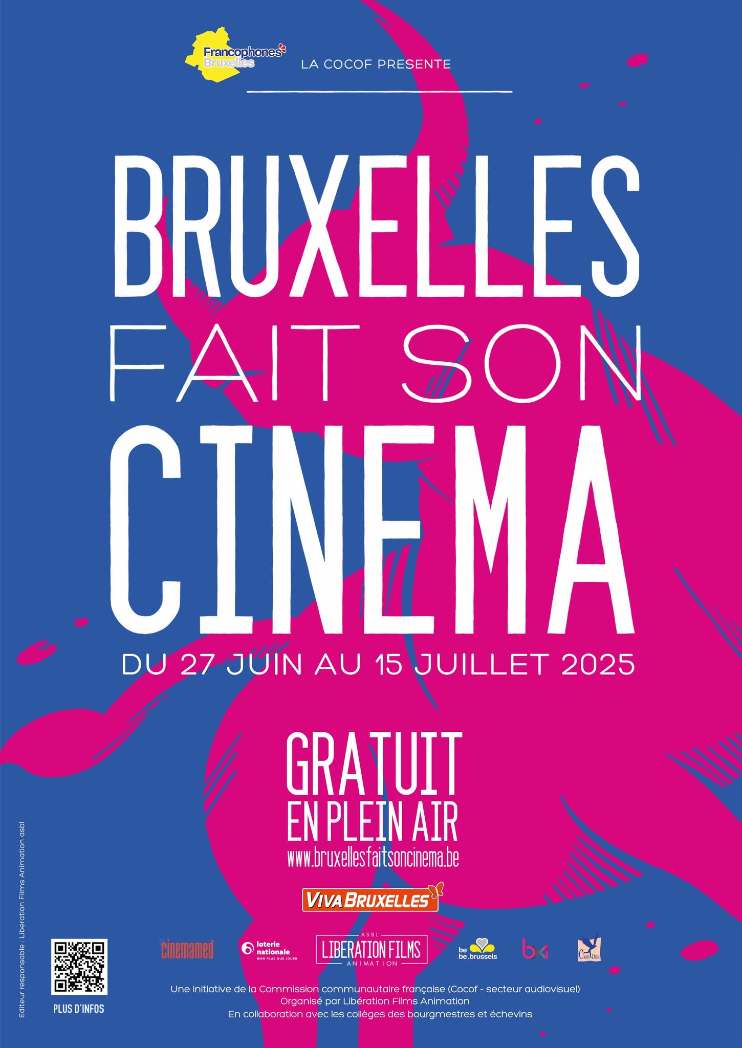 Affiche "Bruxelles fait son cinéma"