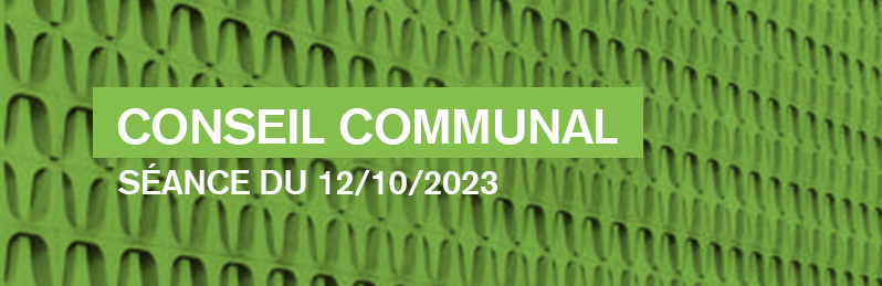 Conseil communal - 12.10.203