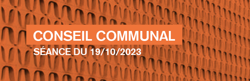 Conseil communal - 19.10.2023