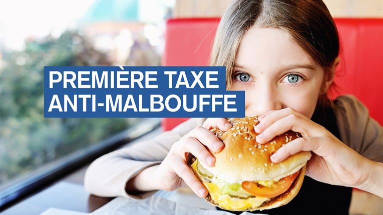 Première taxe anti-malbouffe