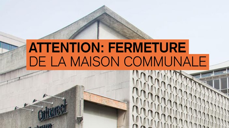 La Maison communale sera fermée le mercredi 3 juin 2026 à partir de 12:00.