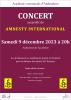 Concert au profit d'Amnesty International