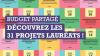 Budget partagé : découvrez les 31 projets lauréats !