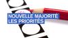Nouvelle majorité: les priorités